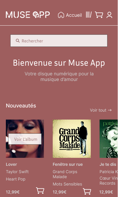 MuseApp objectif